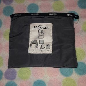 LeSportsac Simple drawstring backpack Gray